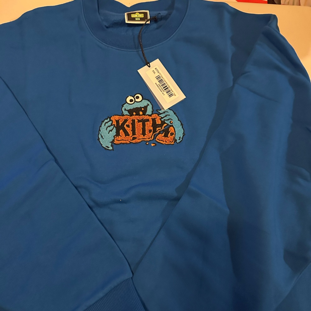 Kith x Sesame Street Cookie Monster Nelson Crewneck - Picture 7 of 9
